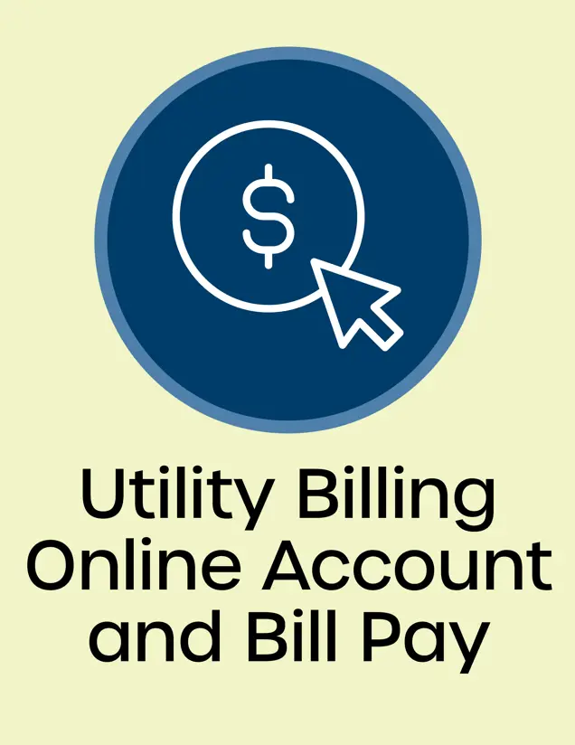 Pay Online Icon access your utility account and pay your bill online Opens in new window