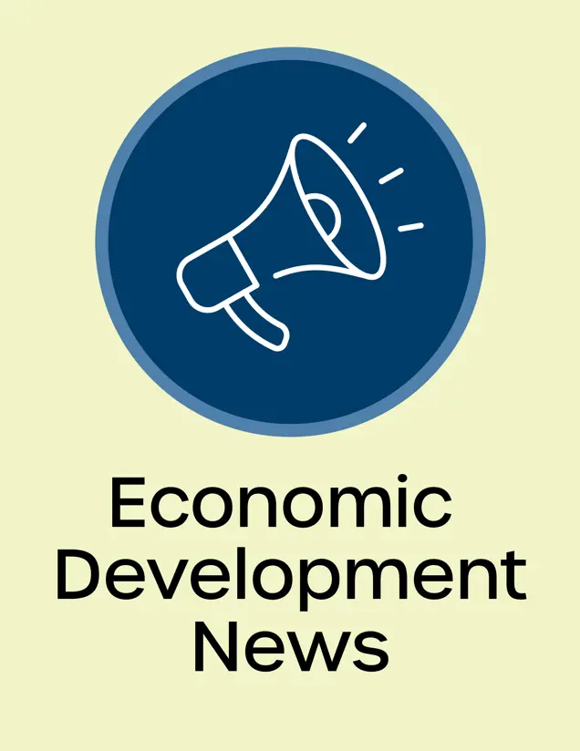 Economic Development News Icon mega phone Opens in new window