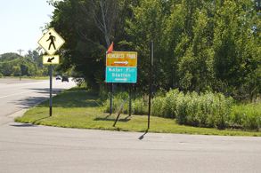 Elmcrest Park and Water Will Station Street Signs