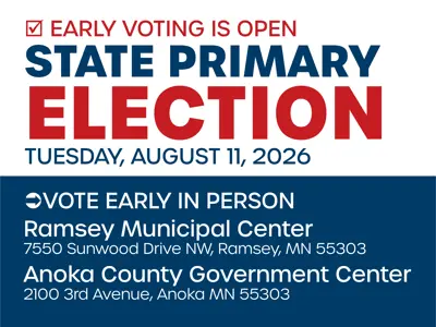 Early voting is open, State Primary Election, Tuesday, August 11, 2026